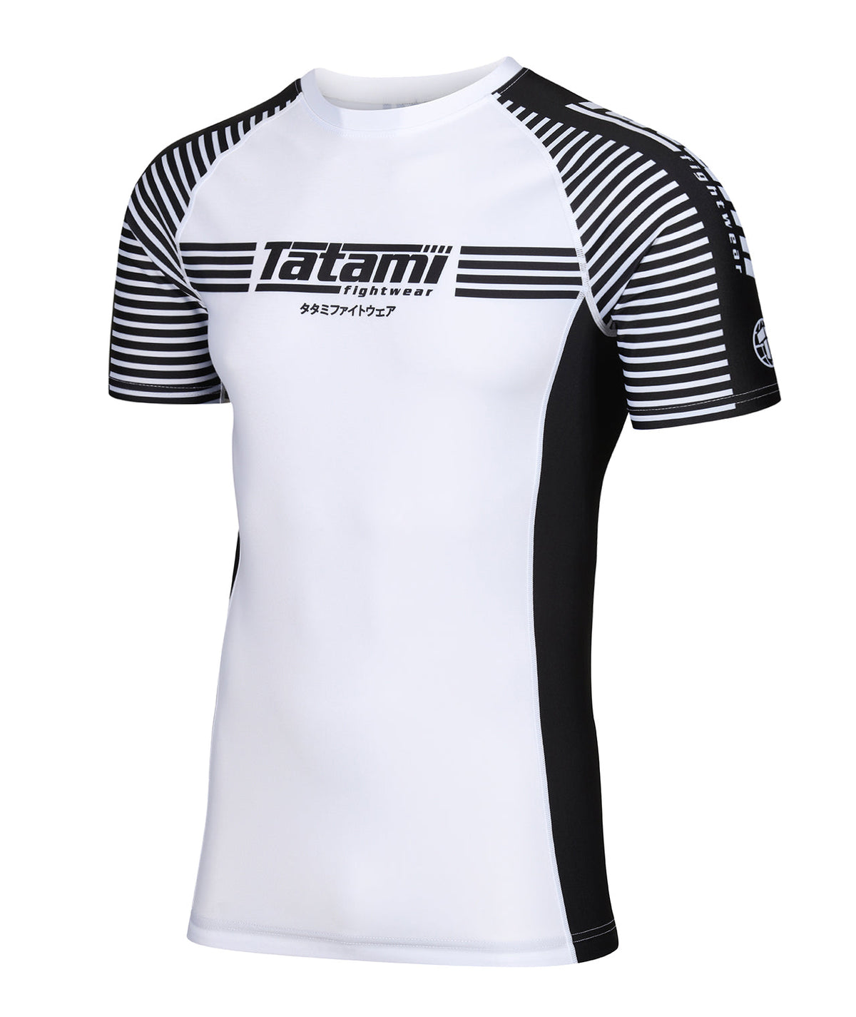 IBJJF Ranked Rash Guard - Black & White