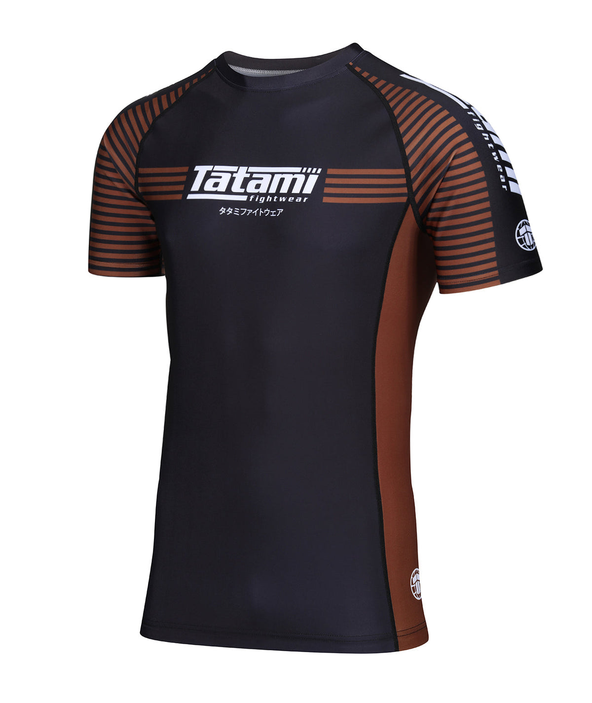 IBJJF Ranked Rash Guard - Brown