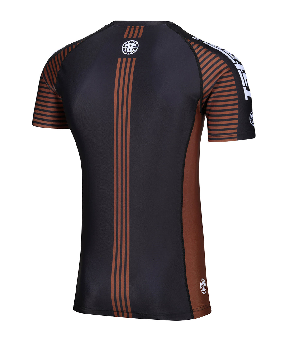 IBJJF Ranked Rash Guard - Brown