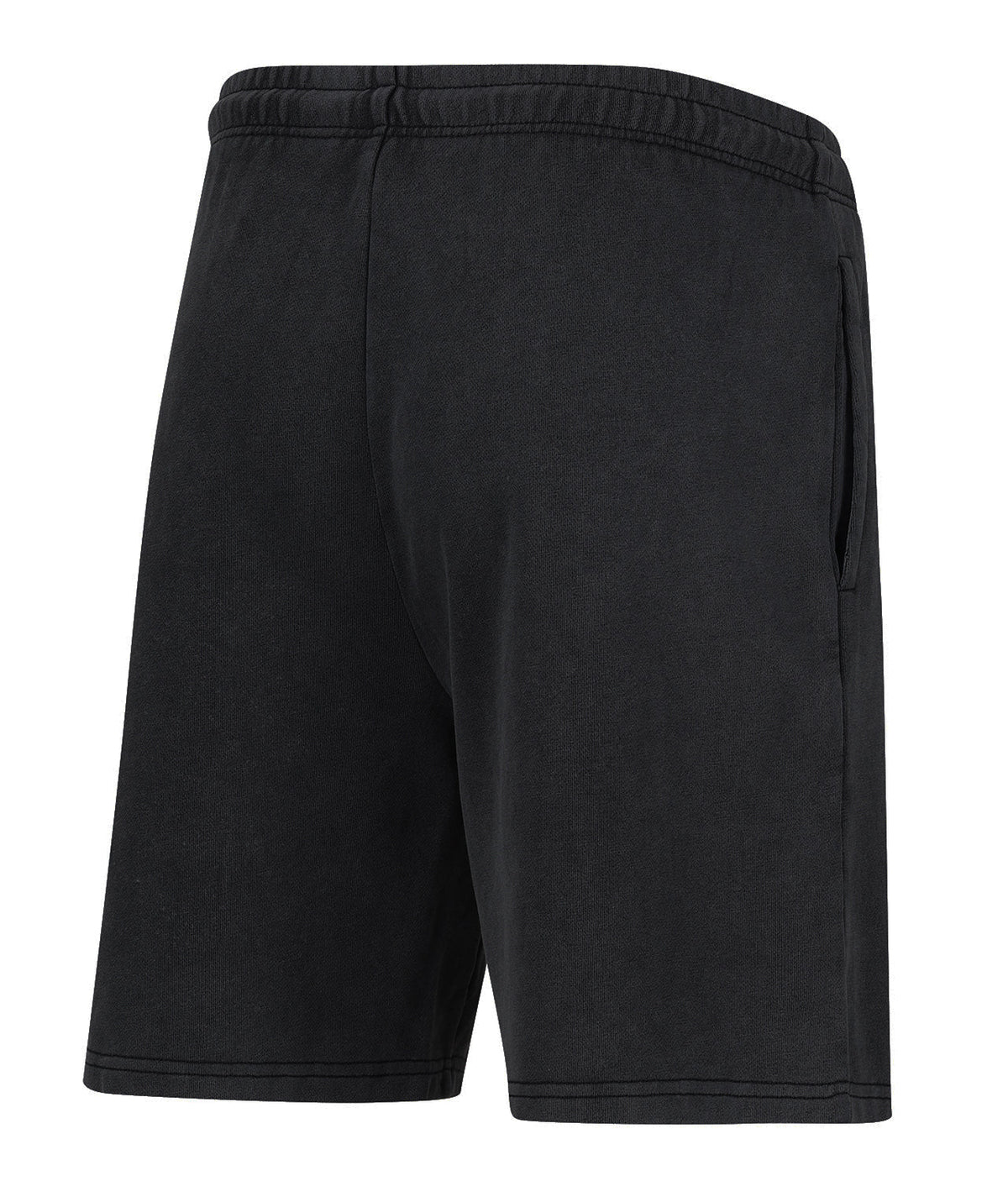 JJ Club Stonewashed Cotton Leisure Shorts - Grey