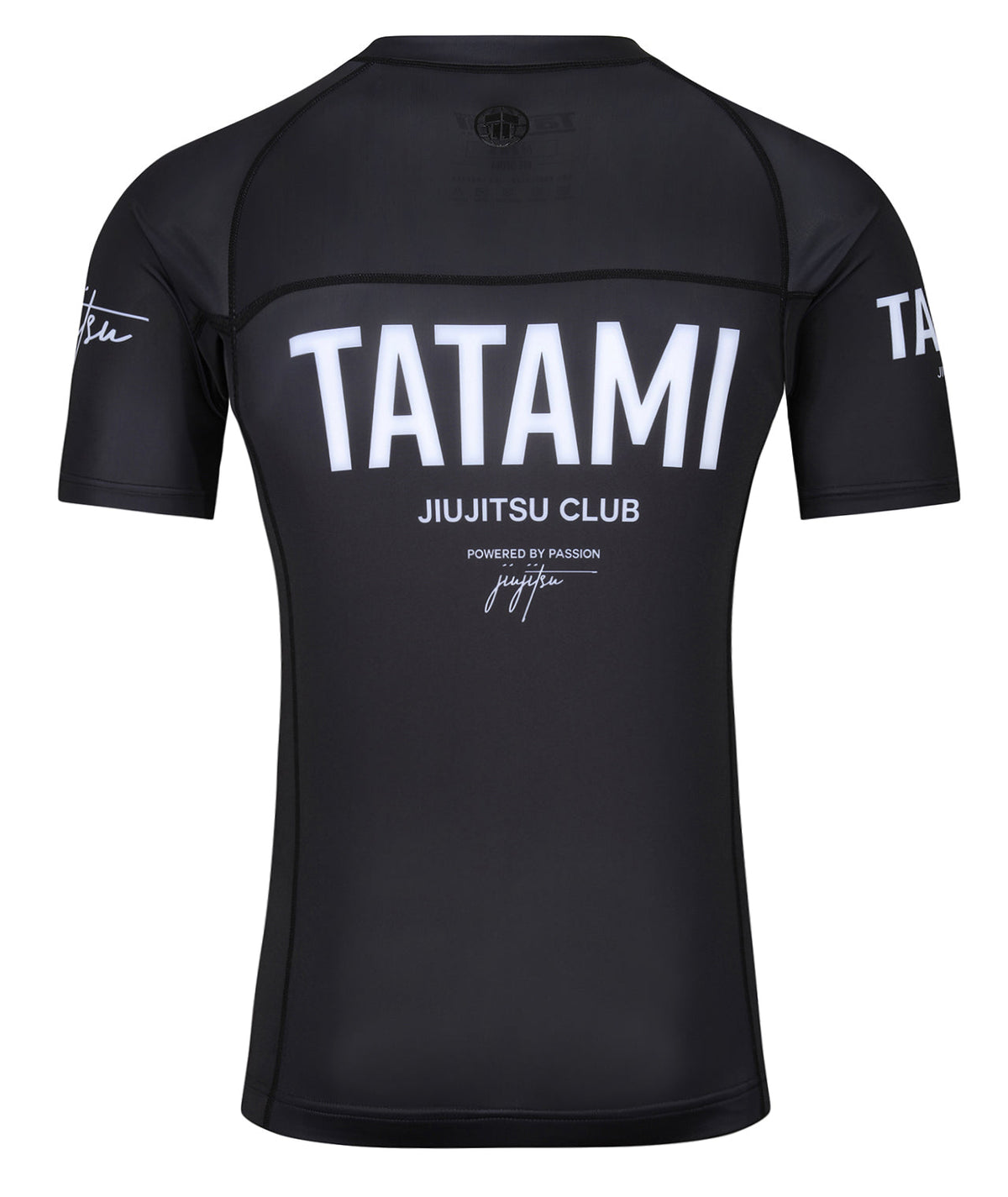 JJ Club Short Sleeve Rash Guard - Black