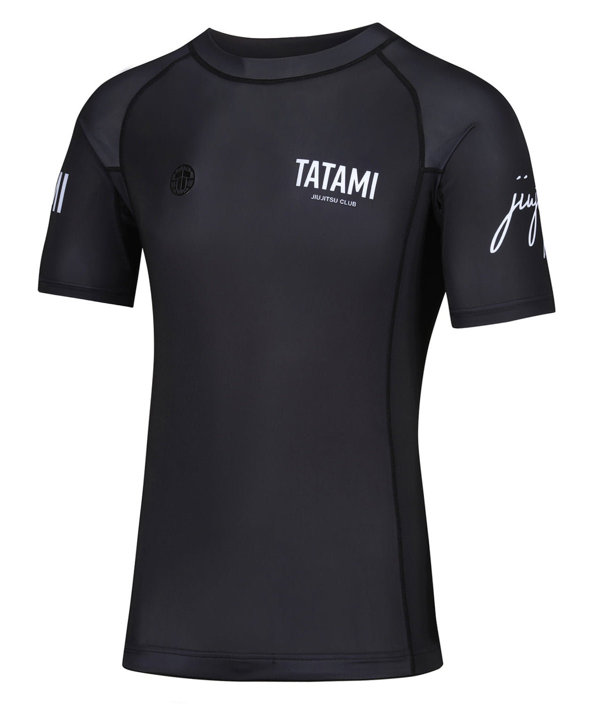 JJ Club Short Sleeve Rash Guard - Black