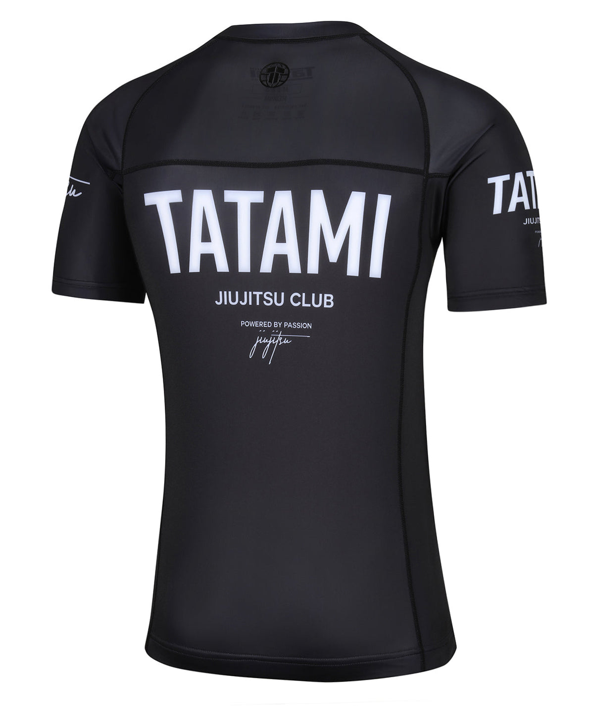 JJ Club Short Sleeve Rash Guard - Black