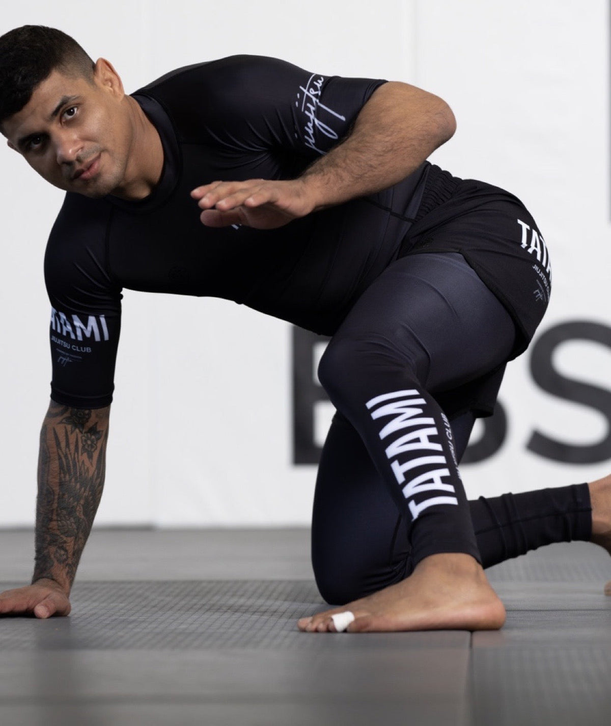 JJ Club Grappling Spats - Black