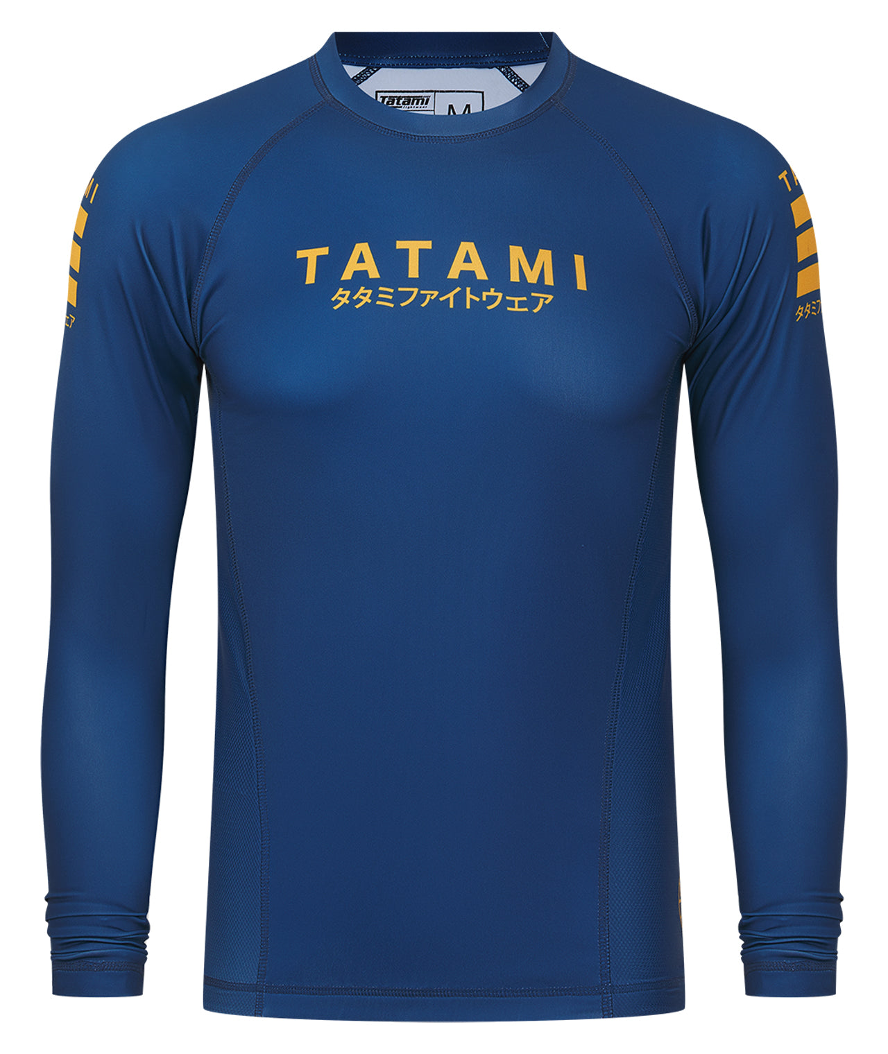Katakana V2 Long Sleeve Rash Guard - Blue – Tatami Fightwear Ltd.