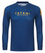 Katakana V2 Long Sleeve Rash Guard - Blue