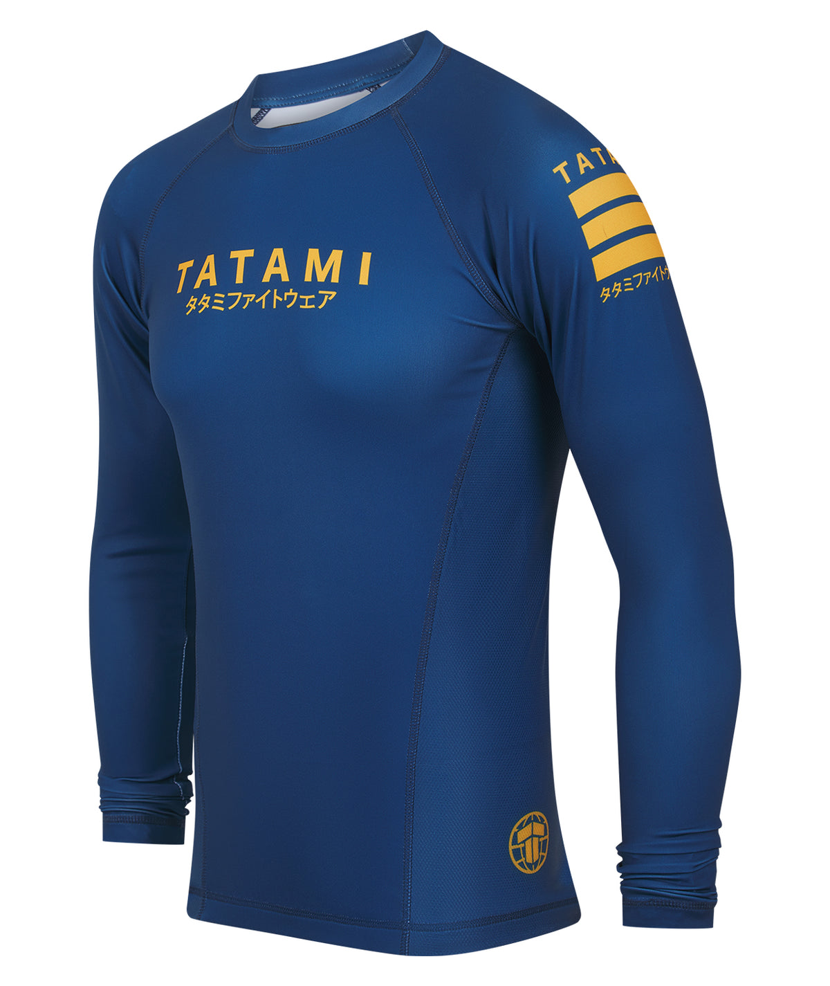 Katakana V2 Long Sleeve Rash Guard - Blue