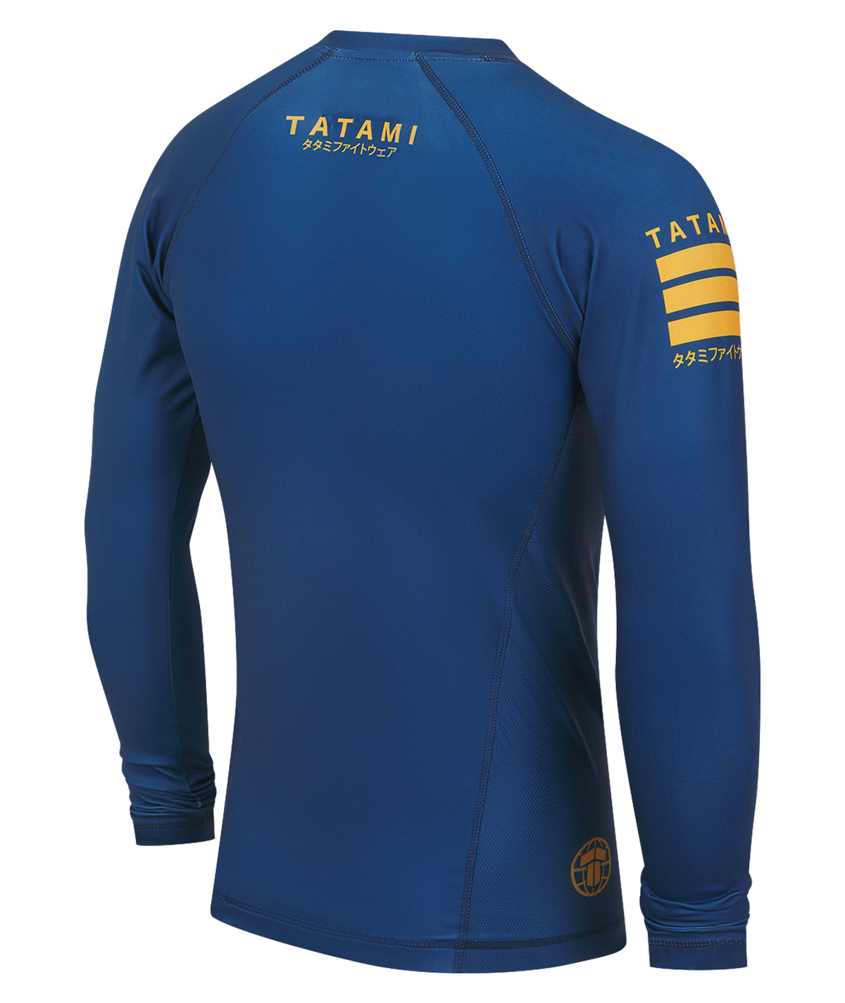 Katakana V2 Long Sleeve Rash Guard - Blue