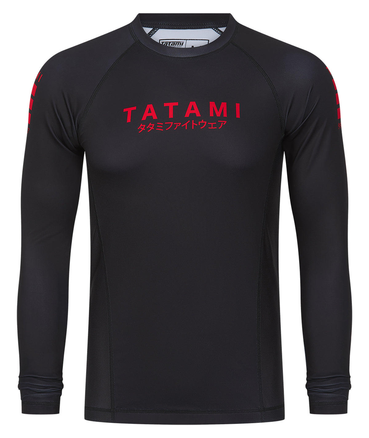 Katakana V2 Long Sleeve Rash Guard - Black