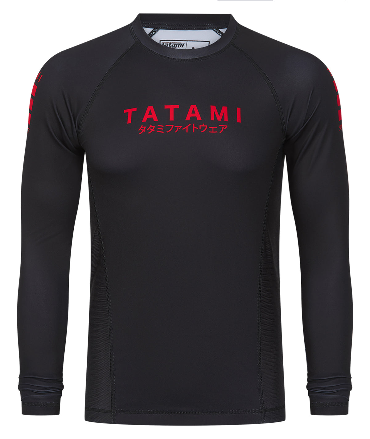 Katakana V2 Long Sleeve Rash Guard - Black