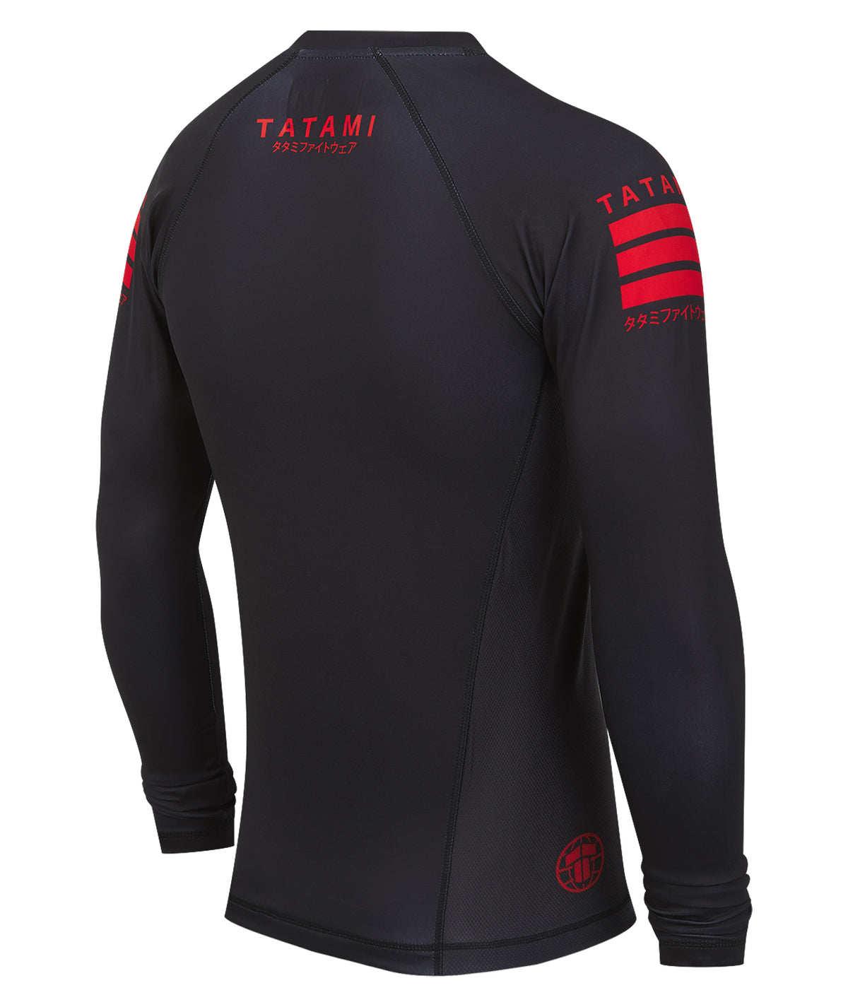 Katakana V2 Long Sleeve Rash Guard - Black