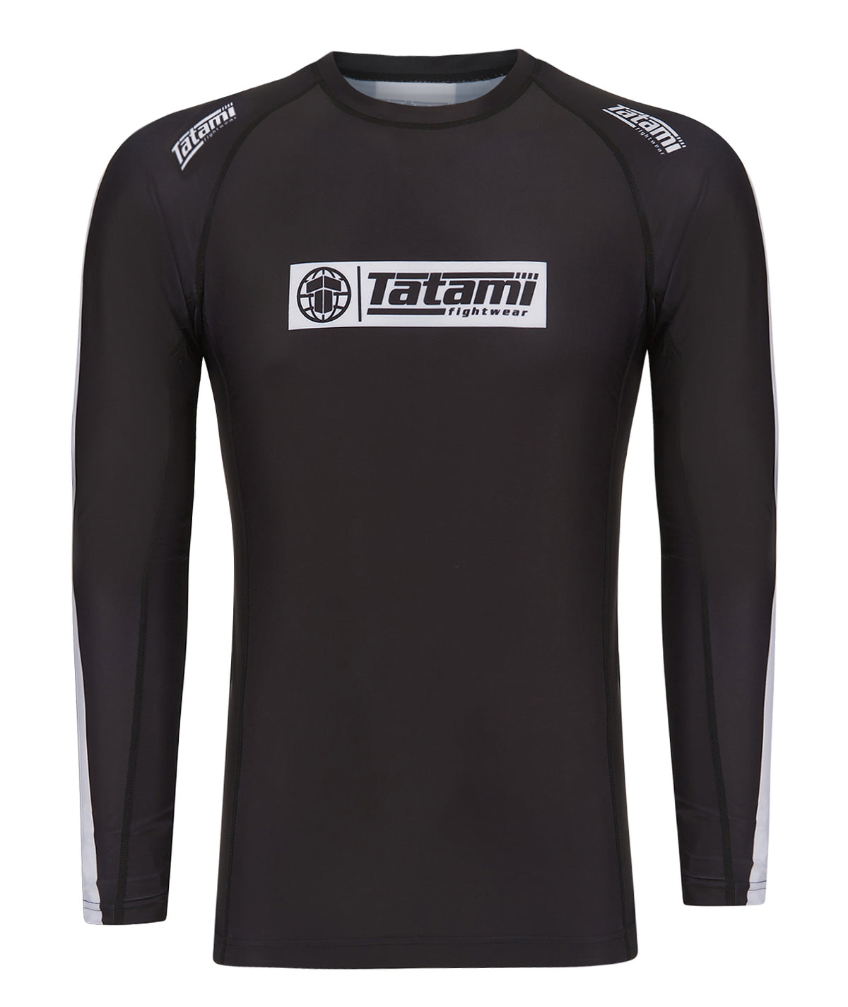 IBJJF Ranked Long Sleeve Rash Guard - Black