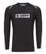 IBJJF Ranked Long Sleeve Rash Guard - Black