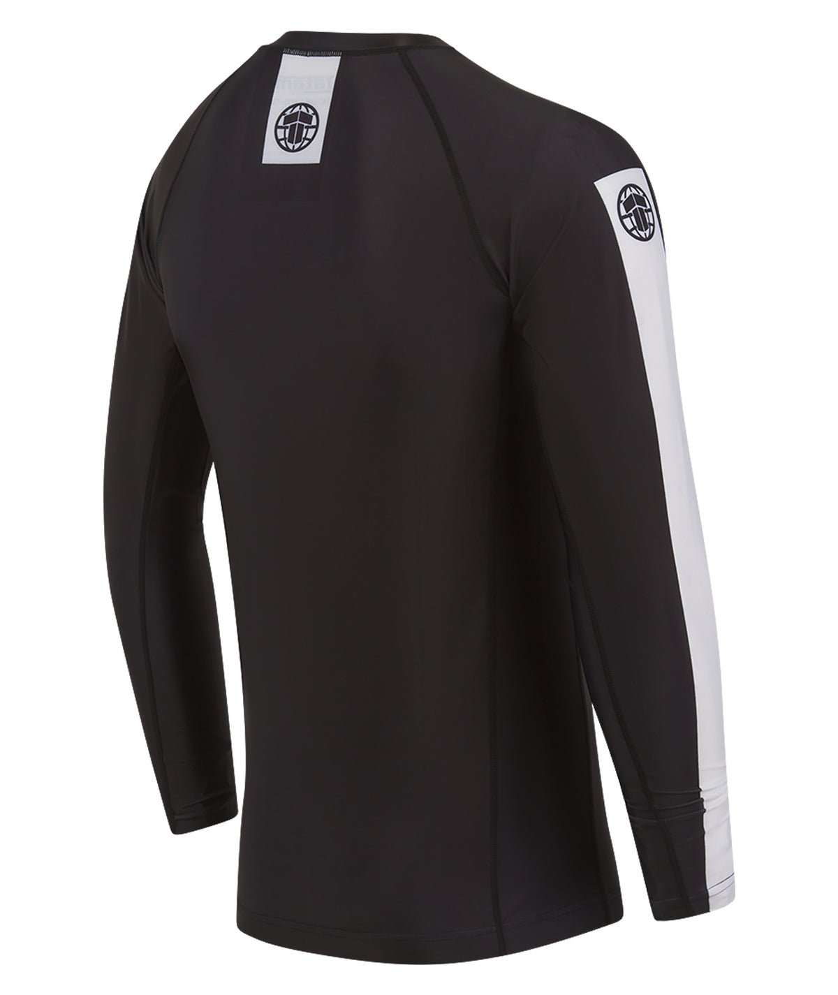 IBJJF Ranked Long Sleeve Rash Guard - Black