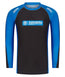 IBJJF Ranked Long Sleeve Rash Guard - Blue