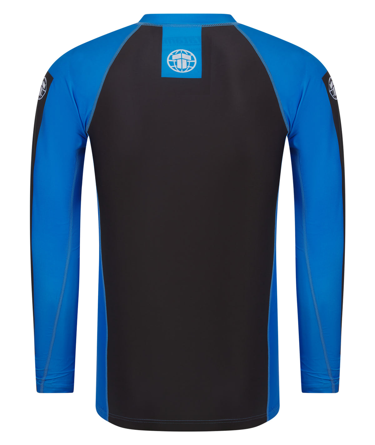 IBJJF Ranked Long Sleeve Rash Guard - Blue
