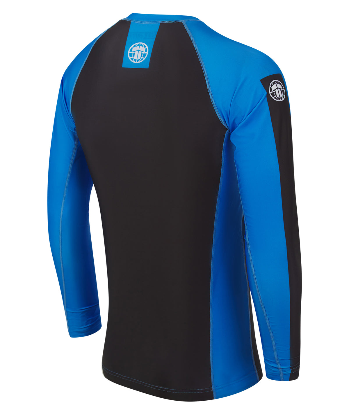 IBJJF Ranked Long Sleeve Rash Guard - Blue