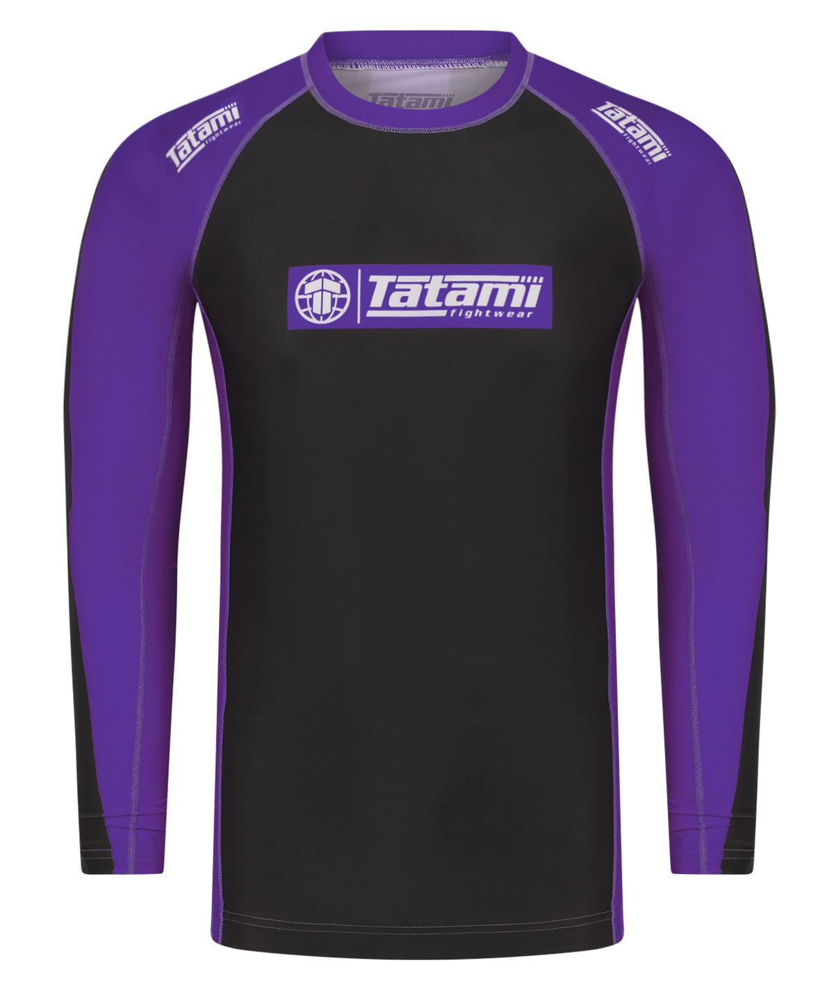 IBJJF Ranked Long Sleeve Rash Guard - Purple