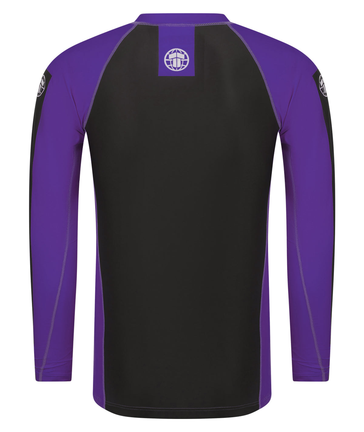 IBJJF Ranked Long Sleeve Rash Guard - Purple