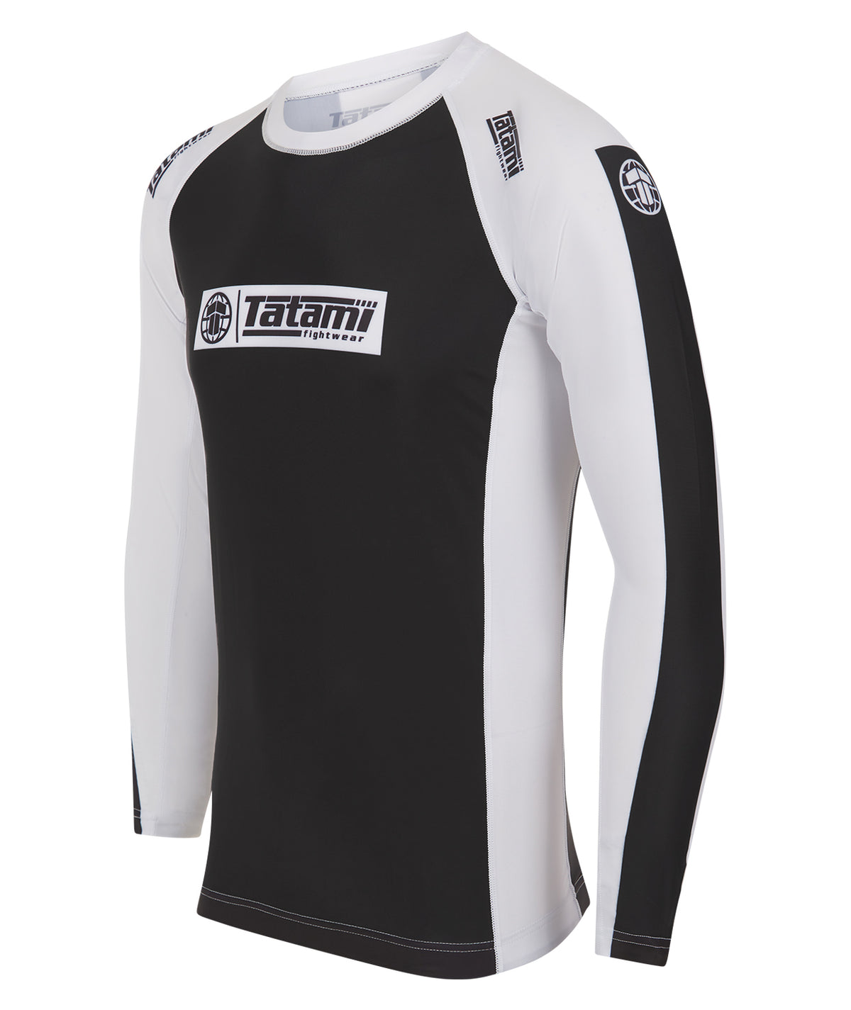 IBJJF Ranked Long Sleeve Rash Guard - White