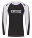 IBJJF Ranked Long Sleeve Rash Guard - White