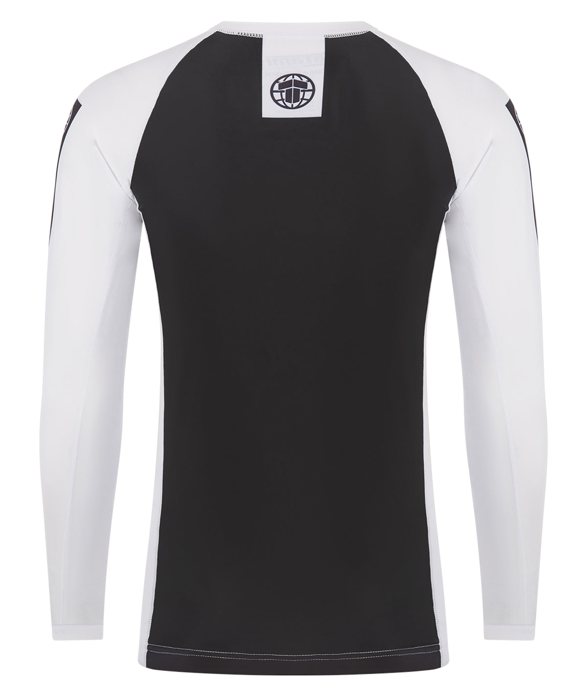 IBJJF Ranked Long Sleeve Rash Guard - White