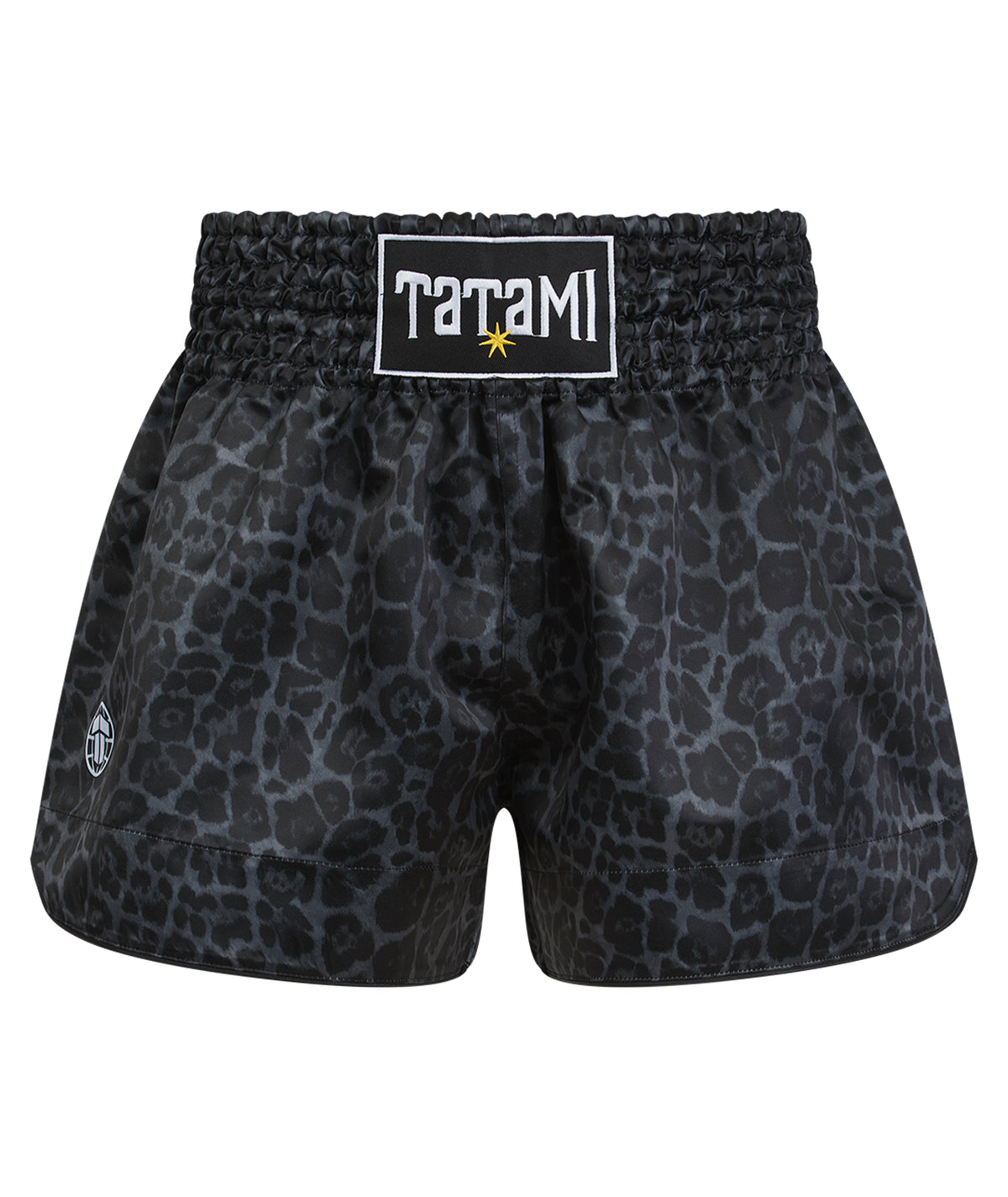 Muay Thai Shorts - Black Leopard
