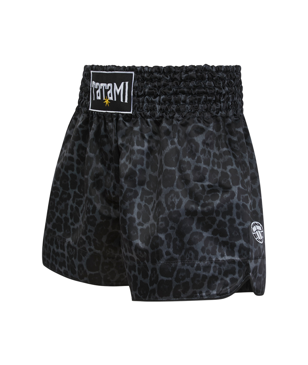 Muay Thai Shorts - Black Leopard