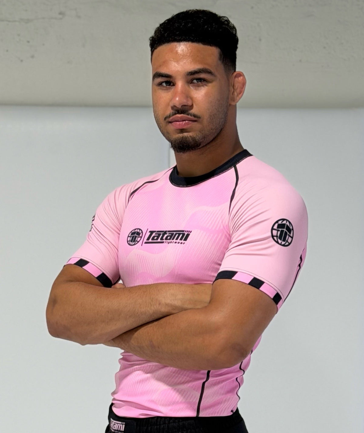 Tatami Nomad Rash Guard - Pink & Black