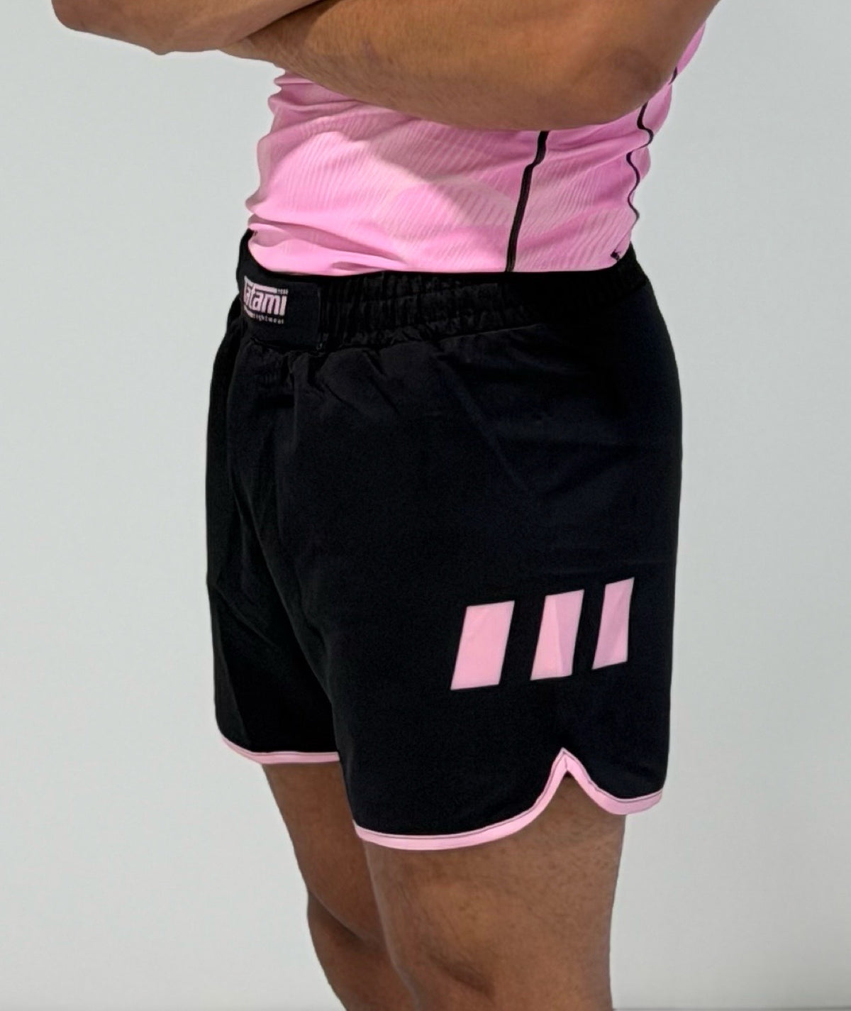 Tatami Nomad Shorts - Pink & Black