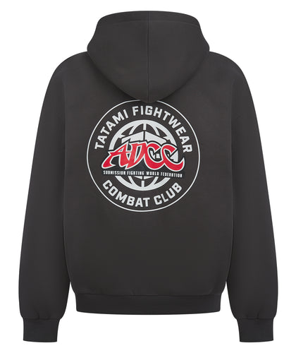 Tatami X ADCC Combat Club Oversized Zip Hoodie - Grey
