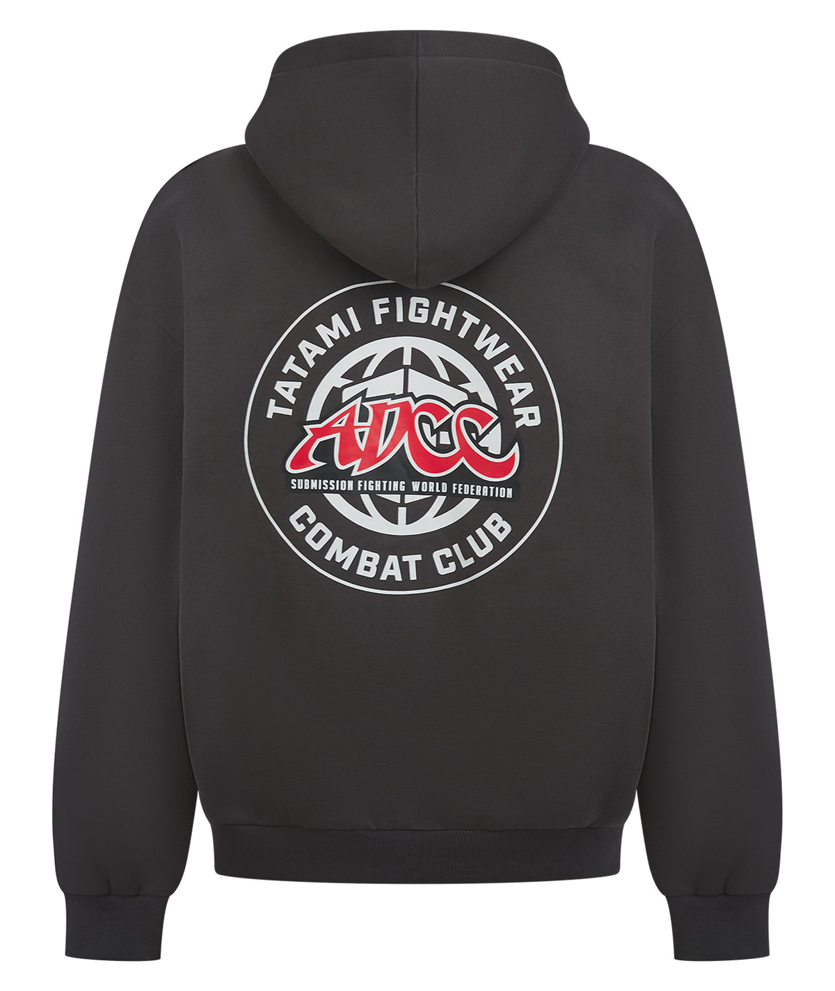 Tatami X ADCC Combat Club Oversized Zip Hoodie - Grey