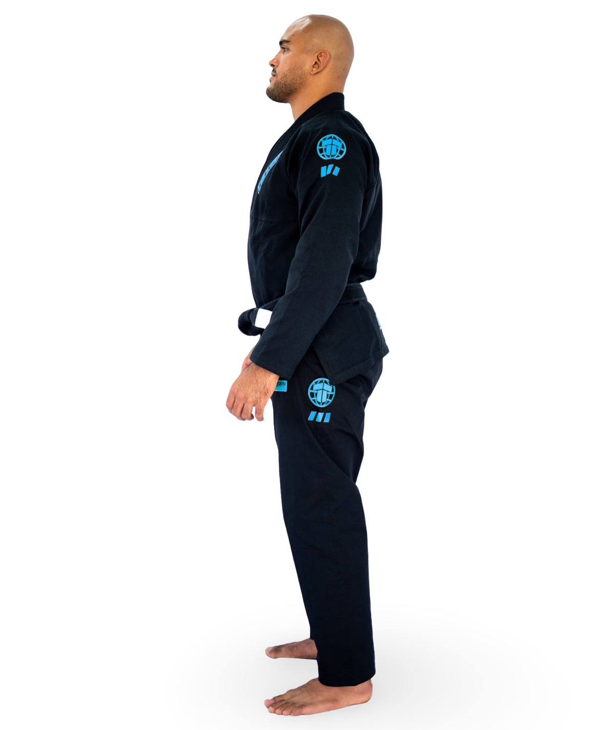 Pro Series Gi - Black & Sky Blue