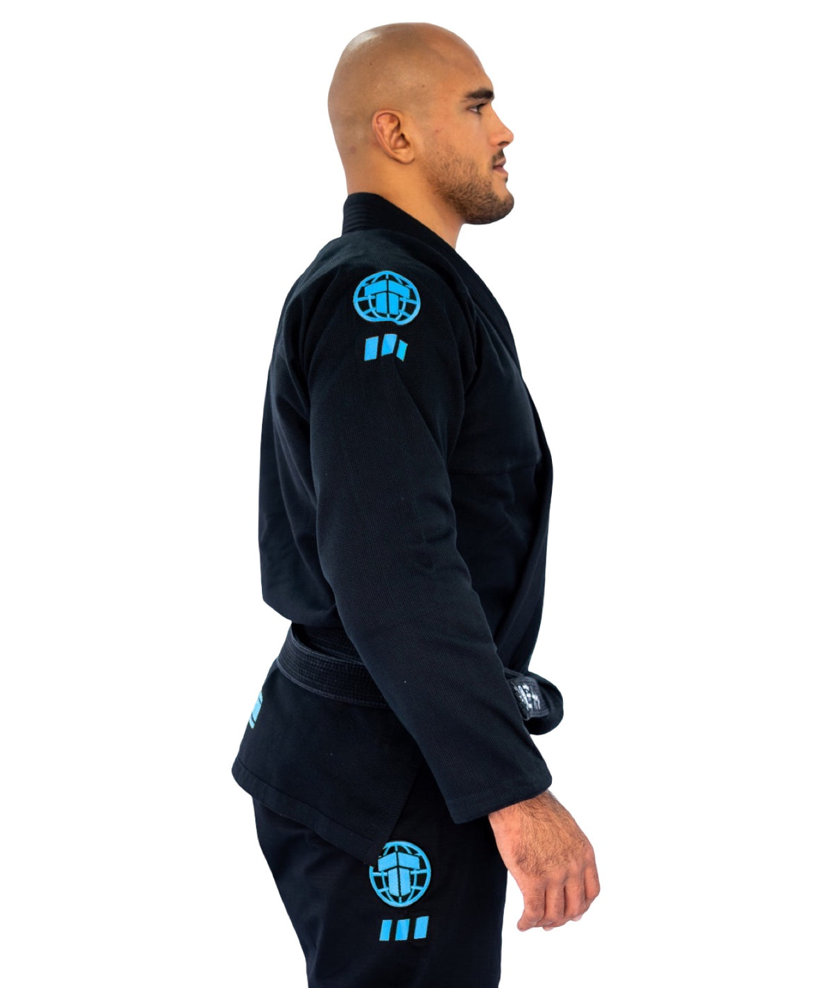 Pro Series Gi - Black & Sky Blue