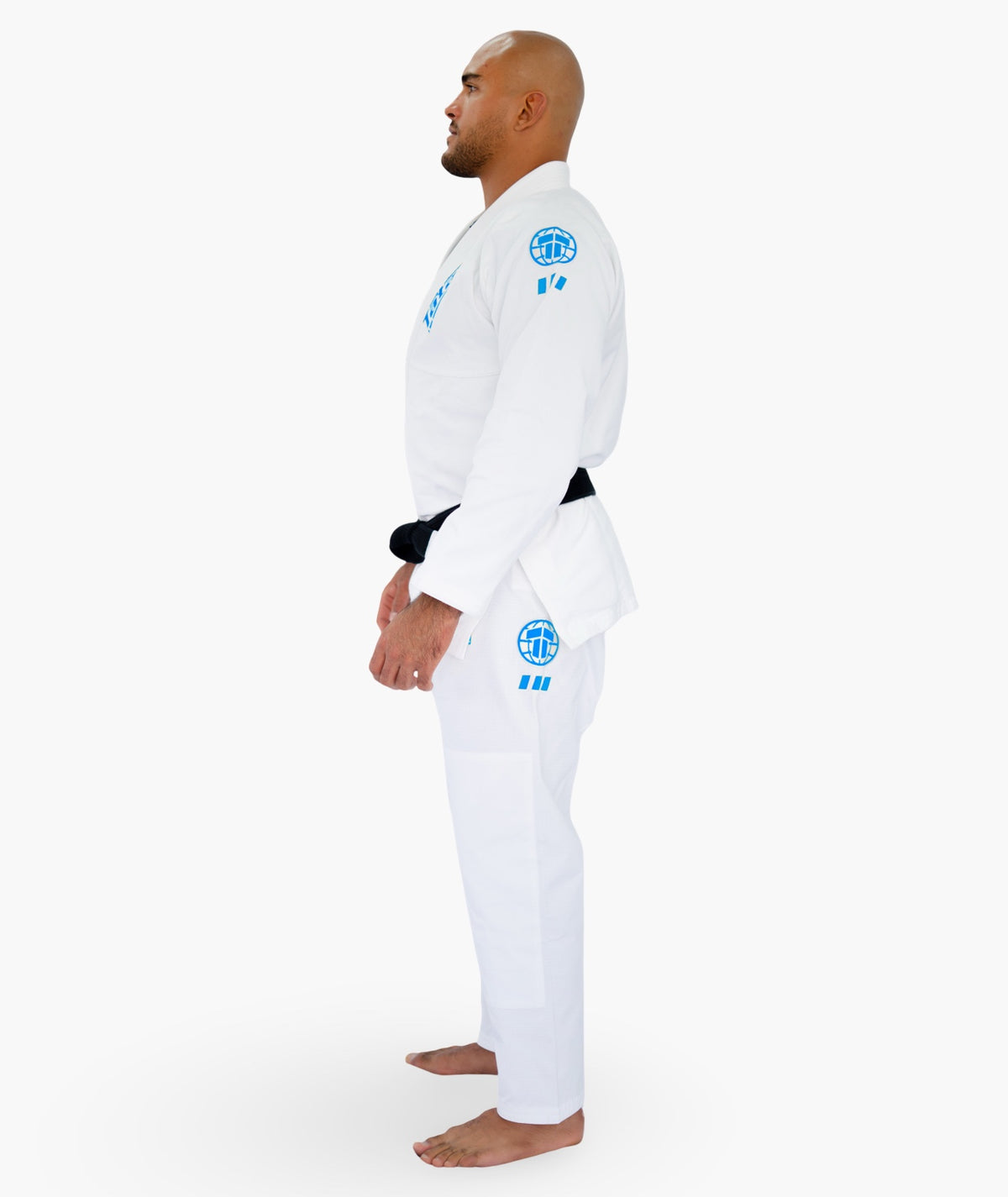 Pro Series Gi - White & Sky Blue