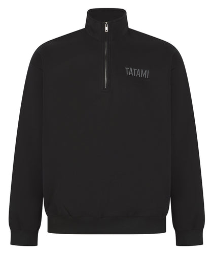 Quarter Zip Jumper - Black