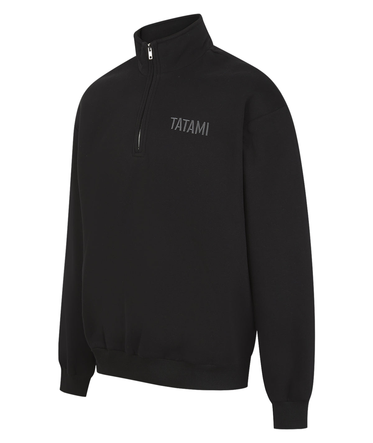 Quarter Zip Jumper - Black