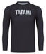 Mens Helena Ranked Long Sleeve Rash Guard - Black