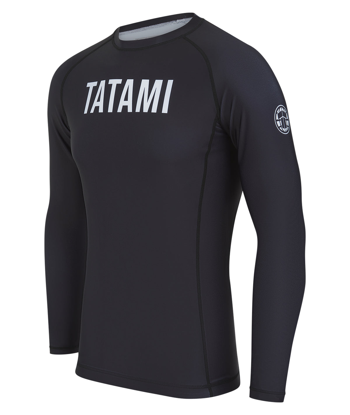 Mens Helena Ranked Long Sleeve Rash Guard - Black