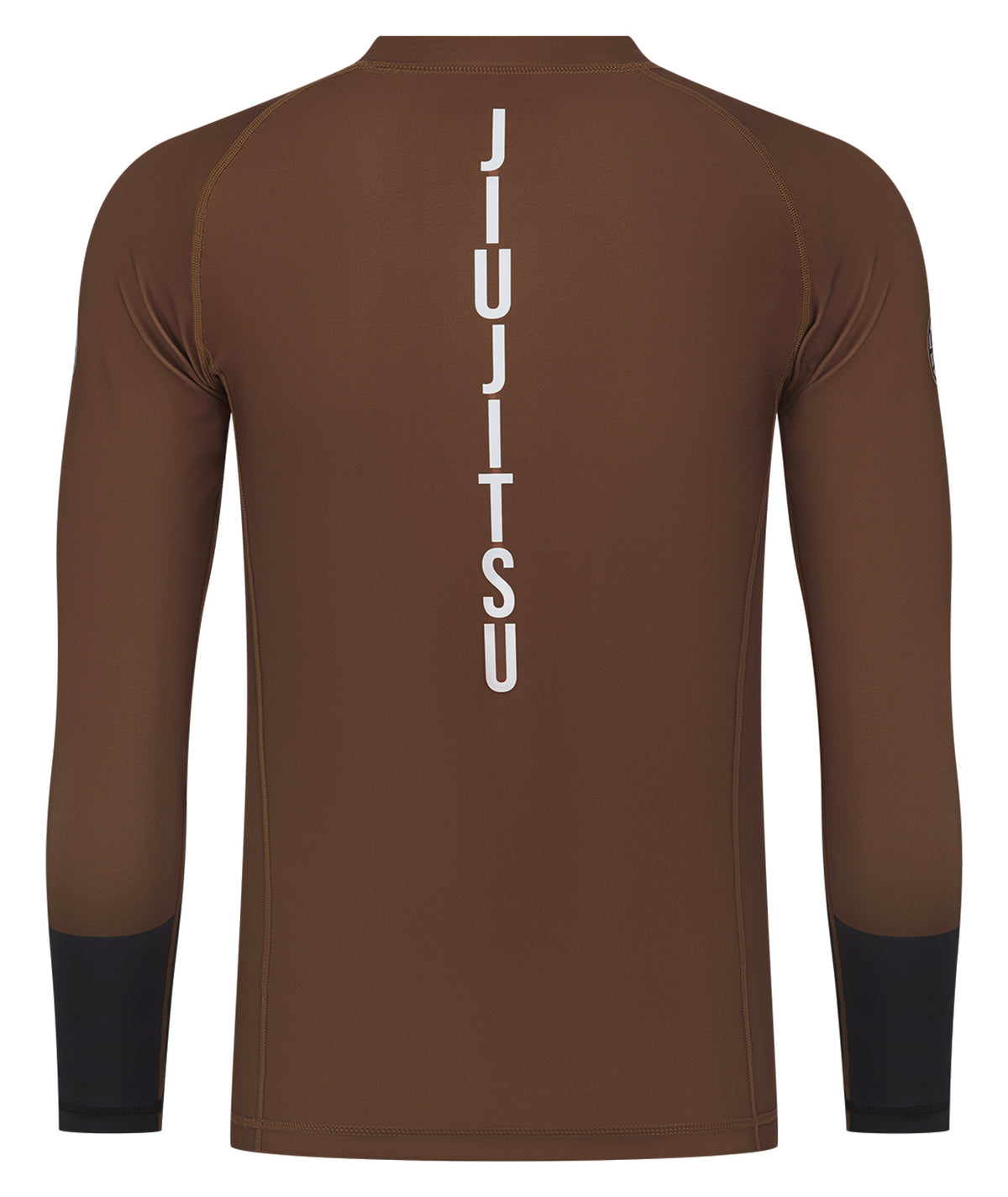 Mens Helena Ranked Long Sleeve Rash Guard - Brown
