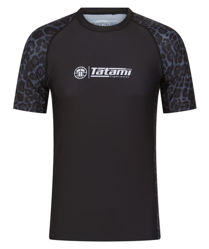 Recharged Rash Guard - Grey Leopard