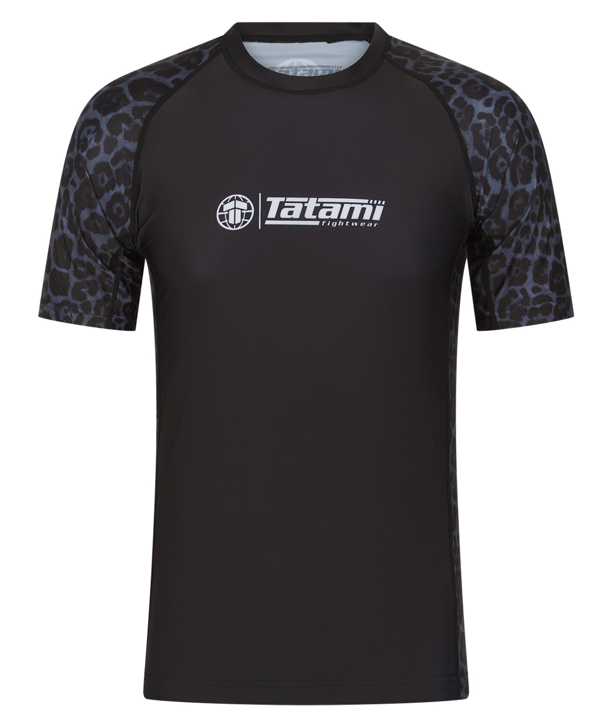 Recharged Rash Guard - Grey Leopard