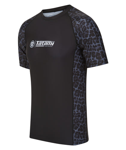 Recharged Rash Guard - Grey Leopard