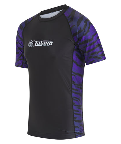 Recharged Rash Guard - Purple Tiger