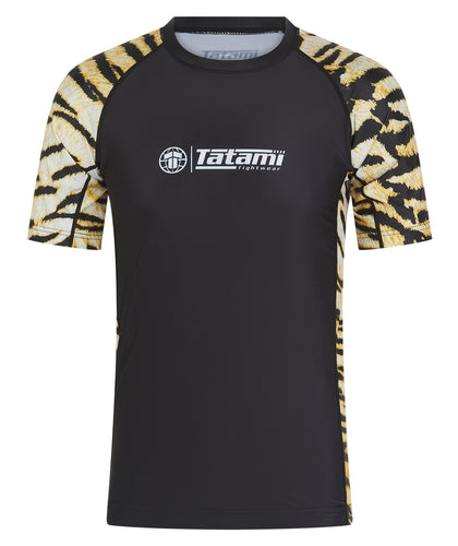 Recharged Rash Guard - Yellow Tiger