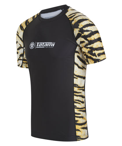 Recharged Rash Guard - Yellow Tiger