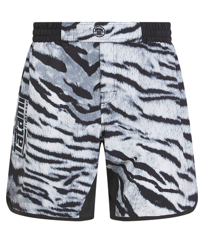 Kids Recharged Grappling Shorts - Grey Tiger