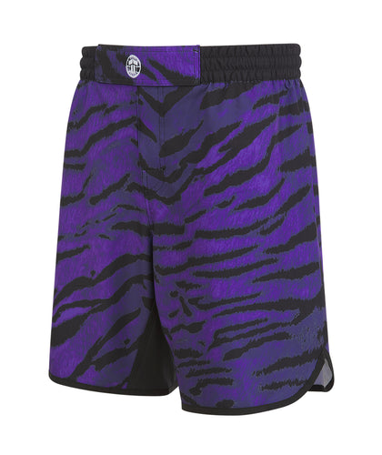 Recharged Grappling Shorts - Purple Tiger