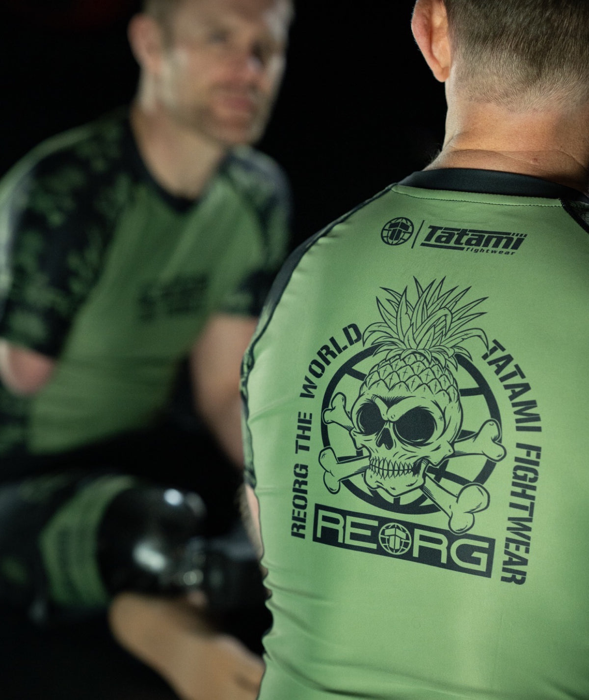 Reorg The World Rash Guard - Khaki