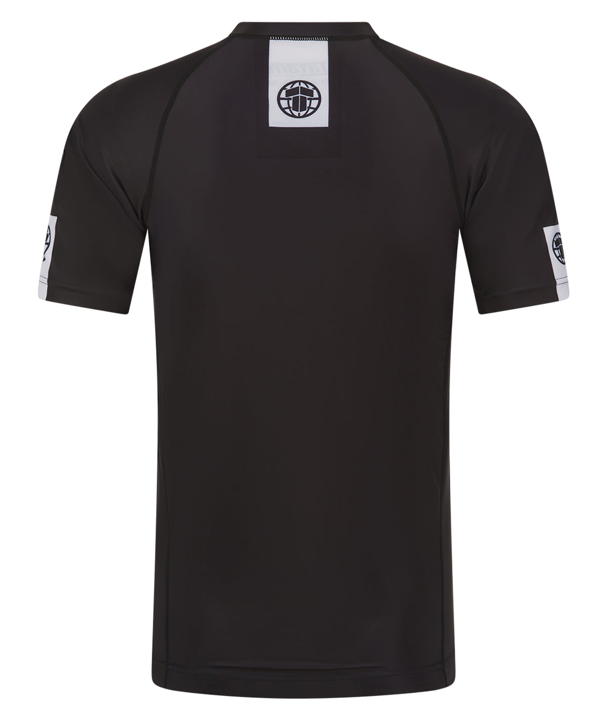 IBJJF Ranked Short Sleeve Rash Guard - Black
